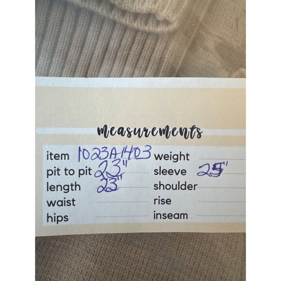 Tara Jarmon Medium Beige Merino Wool Blend Turtleneck Sweater - Picture 5 of 16